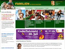 Tablet Screenshot of familien-burghausen.de